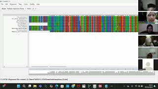 PRAKTIKUM BIOINFORMATIKA BIOLOGI UNIVERSITAS ANDALAS quotCLUSTAR X DAN BIOMEGAquot [upl. by Puna]