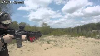 Full Auto AR15 Machine Gun Noveske KX5 Magazine Dump [upl. by Asile]