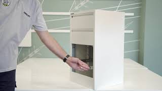 Bisley Removing and reattaching a drawer in a Home Filer [upl. by Parke]