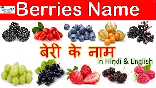 Berries name in Hindi and English  LearnVid Dr Dipti [upl. by Ileray]