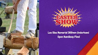 Les Slee Memorial 300mm Underhand Open Handicap Final  10 April [upl. by Ial]