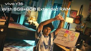 A mess less life with 8GB8GB extended RAM of vivo Y36  vivo Bangladesh [upl. by Lough]