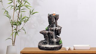 Best Waterfall Incense Burner Review 2024 [upl. by Milicent]