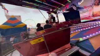 Himalayas On Ride POV at the 2024 Canfield Fair [upl. by Haikezeh]