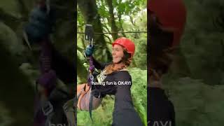 ziplining shorts costarica travel adventure vlog lexihidalgo [upl. by Yedok]