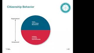 Job Performance  Citizenship and Counterproductive Behavior [upl. by Osbert]