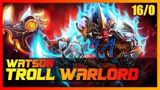 Watson  Jogador profissional de Dota 2  Fazendo Troll Warlord HC [upl. by Ennayar727]