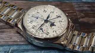 LONGINES MASTER COLLECTION Chronograph Moonphase Full Date L26734786 [upl. by Veneaux]