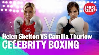 Helen Skelton vs Camilla Thurlow  Celebrity Boxing  Sport Relief 2018 [upl. by Yroffej685]