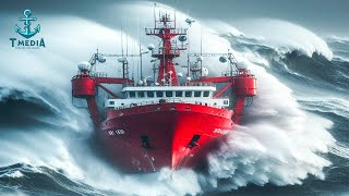 100 Unbelievable Ships In Stormy Weather Caught on Camera from Start to Finish Are Shocking [upl. by Mixie444]