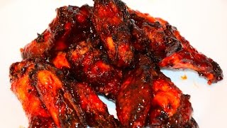 Asian Chicken WIngs  Air Fried Chicken Wings In TFal Actifry [upl. by Eiddal416]