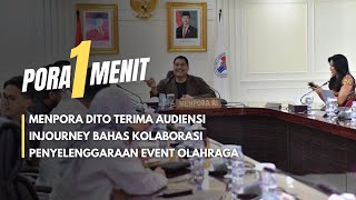 Menpora Dito Terima Audiensi InJourney Bahas Kolaborasi Penyelenggaraan Event Olahraga [upl. by Kania]