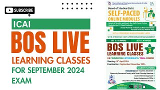 ICAI LIVE LEARNING CLASSES BATCH 2 FOR CA FOUNDATION INTER SEPTEMBER 2024 EXAM ICAI LLC CLASSES [upl. by Mendelsohn]