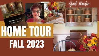 Authors Primitive Home Tour FALL DECOR 2023 WOW [upl. by Nylknarf]