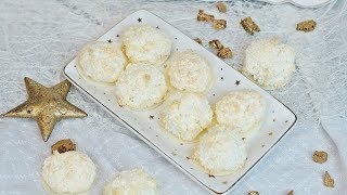 Kokosmakronen Schnelles Rezept Weihnachtsbäckerei [upl. by Hutt369]