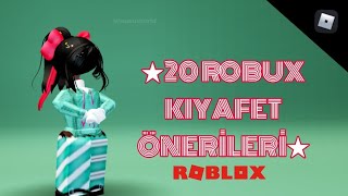 ROBLOX 20 ROBUX AVATAR  20 ROBUX KIYAFET ÖNERİLERI🪅 KIZ VİDEO SONUNDA AÇIKLAMA [upl. by Burke]