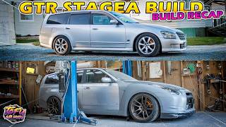 GTR Stagea Build Recap Skygea build Parts 1  30 [upl. by Chu840]