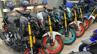 New Launch 2024 YAMAHA MT15 Dual ABS TCS All Colours Detailed Review  On Road Price 6 New Changes [upl. by Nnyletak]