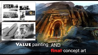 Value painting and final concept art [upl. by Barcot]