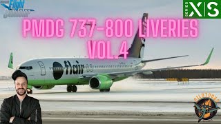 ✈️ MSFS 2020 PMDG 737800 Liveries Vol 4 First Look amp Stunning Skins [upl. by Georgette724]