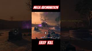 Mwz Zombies Mega Abomination Easy Kill callofduty modernwarfare3 mw3 mwz [upl. by Ravaj]