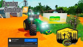 FS20 MAPA SÍTIO PINHEIRINHO COM MODS BR ANIMAIS E GALINHAS 🌾🌲🌲 ThurckGamer FabianoKosta [upl. by Notyep173]