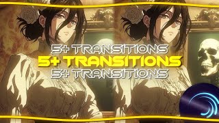 5 TRANSITIONS PRESETALIGHT MOTION [upl. by Onitnevuj]