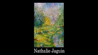 quotThe golden treequot Palette knife landscape oil painting by Nathalie JAGUIN [upl. by Kellina]