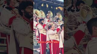 The Cornhusker Marching Band cmb collegeband huskers hymntothefallen veteransday [upl. by Nezah]