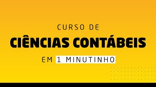 Ciências Contábeis EAD em 1 Minutinho  UNIASSELVI [upl. by Merp]