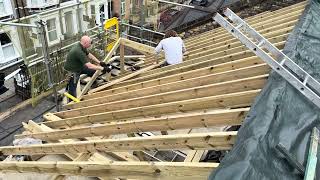 New Roof Structure London  Part 2 [upl. by Hurlbut587]