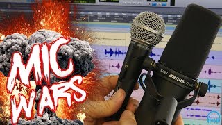 MIC WARS  SHURE SM58 vs SHURE SM7B [upl. by Polard]