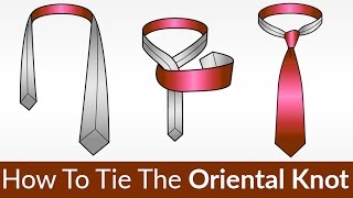 QUICKEST amp EASIEST Knot To Tie How To Tie The Oriental Knot Tutorial Video [upl. by Yllas472]