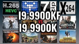 Intel i9 9900KF vs i9 9900K Benchmarks  Test Review  Comparison  Gaming  13 Tests [upl. by Atinel]