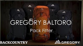 GREGORY BALTORO FITTING グレゴリー バルトロ フィッティング BACKCOUNTRY [upl. by Malek730]