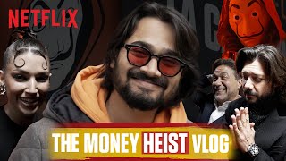 Bhuvan Bam Meets The Money Heist Cast in Spain  BBKiVines VLOG  Netflix India [upl. by Akym]