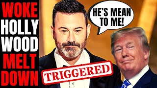 Jimmy Kimmel Gets TRIGGERED By Trump At The Oscars  Makes Sure Audience KNOWS Hollywood Hates Them [upl. by Torosian]