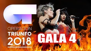 OT 2018  Top 9 actuaciones de la GALA 4 [upl. by Ymaral]