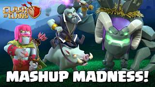 Mashup Madness NEW TROOPS Clash of Clans [upl. by Suivatna681]