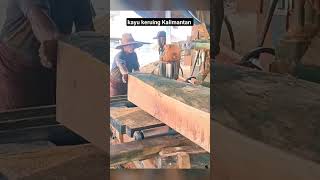 kayu keruing Kalimantan sawmill [upl. by Jeramey]