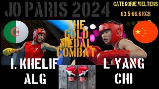 IMANE KHELIF  L YANG Boxe Finale JO PARIS 2024  Welters commenté en direct  non diffusé [upl. by Campagna]