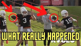 Quinn Ewers And Arch Manning Sling ROCKETS At Texas Longhorns Spring Practice [upl. by Acirt]