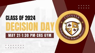 Cotulla High School Decision Day CollegeMilitaryCareer 2024 [upl. by Otsedom]