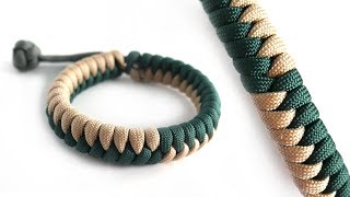 How to Make the Flip Flop Fishtail Mad Max Paracord Bracelet Tutorial [upl. by Anaer97]