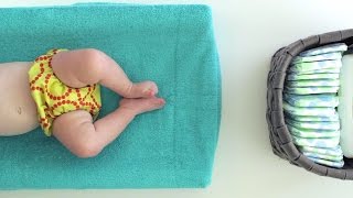 How to make a Changing Pad Cover from a Towel [upl. by Karsten]