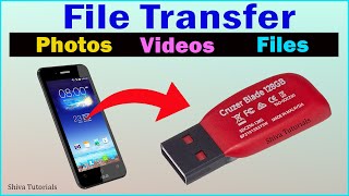 How to transfer photos from android phone to usb flash drive flash drive pendrive otg connector [upl. by Marquet393]