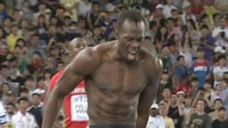 Usain Bolt false starts disqualified in 100m Blake wins 2011 Championship [upl. by Maillil452]