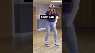 Learn The Snake Walk On Roller Skates [upl. by Annam]