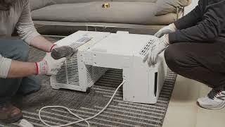 GE Profile™ ClearView™ Window Air Conditioner Installation [upl. by Airetahs]