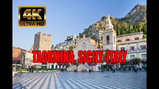 TAORMINA Sicily Italy virtual walking tour the most visited places [upl. by Novit]